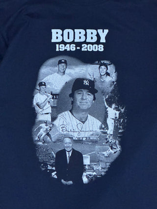 New York Yankees Bobby Mercer Memorial Tshirt Sz S