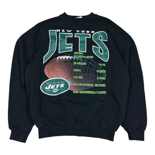 New York Jets Statistics Crewneck sz L