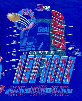 New York Giants Aerial Assault Wraparound AOP Tshirt Sz M