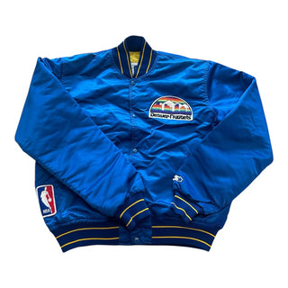 Denver Nuggets Satin Jacket Sz L (M)