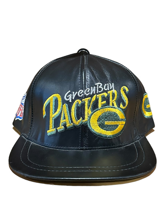 Packers Leather SnapBack
