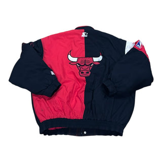 Chicago Bulls Split Heavyweight Jacket Sz XL
