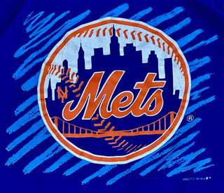New York Mets Scribble Tshirt Sz L