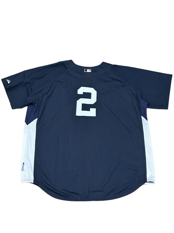 Yankees Derek Jeter Practice Jersey size 2X