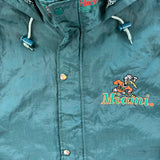 90s Miami Hurricanes puffer jacket size XL