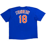 Y2K Majestic New York Mets Darryl Strawberry jersey tee size XXL