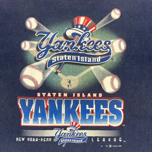 1999 Staten Island Yankees N- Penn League tee size XL