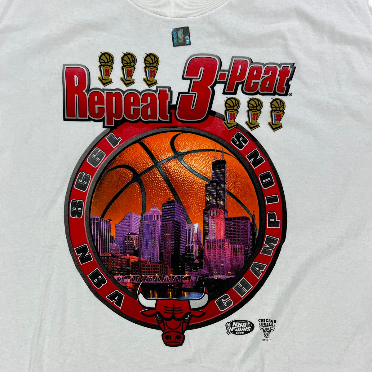chicago bulls 1998 championship shirt