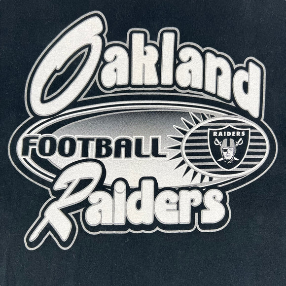 Y2K Oakland Raiders football tee size XXL