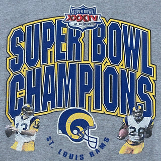 2000 St Louis Rams Super Bowl Champions Crewnec sz XL