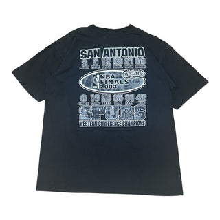 2003 Spurs Double Sided Tshirt size L