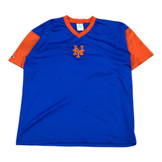 New York Mets VNeck Two Tone Jersey sz L