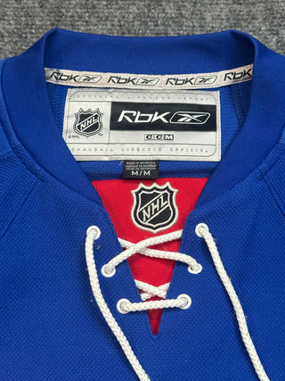 Rangers Blank Reebok Jersey size M