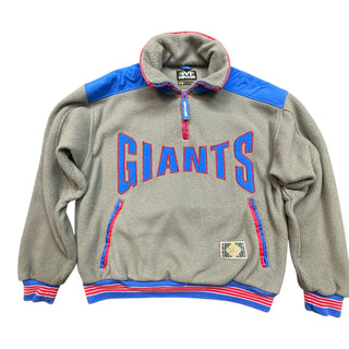 90s NY Giants Half Zip Fleece size Large