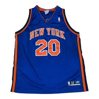 Authentic Knicks Allan Houston Jersey size 52/2X