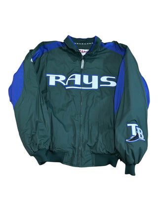 Tamp Bay Rays Dugout Jacket Sz L
