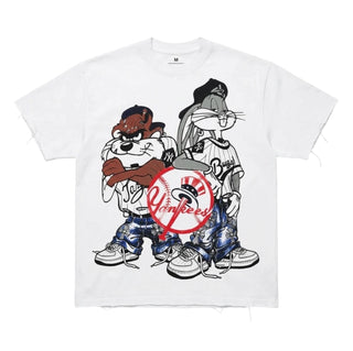 NY T & B Tshirt (White)