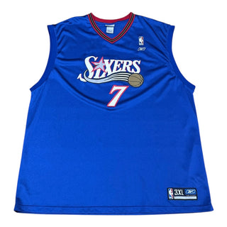 Philadelphia 76ers Andre Miller Wide Shoulder Jersey sz XXXL