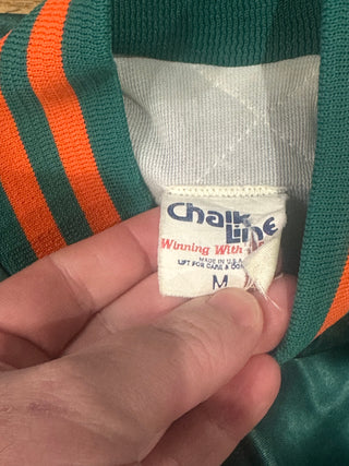 80s Dolphins Satin Jacket size Medium