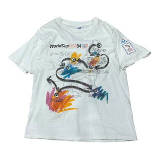 1994 World Cup Map AOP Tshirt Sz L (221)
