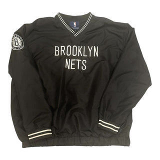 Brooklyn Nets Pullover Windbreaker sz XL (MJA13)