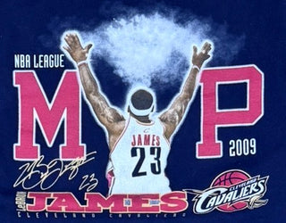 2009 NBA League MVP Cleveland Cavaliers Lwbeon Jana Tshirt Sz M (NJ)