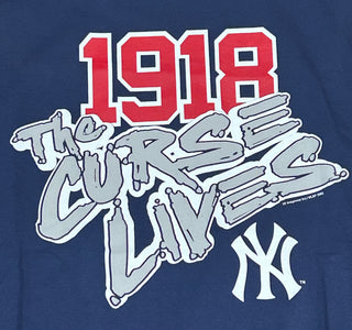 New York Yankees 1918 The Curse Lives on Tshirt Sz XL