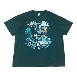 Jets Brett Favre Double Sided Tshirt size 2X