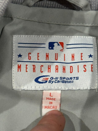 New York Yankees Two Tone Golf Style Windbreaker Jacket Sz L