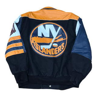 New York Islanders JH Design Wool Jacket Sz L