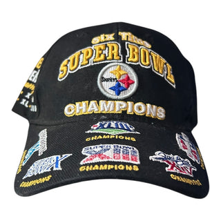 Pittsburgh Stealers 6 Time Super Bowl Velcroback
