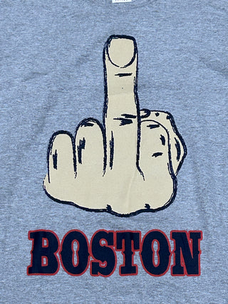 Fuck Boston Middle Finger Tshirt Sz XXL