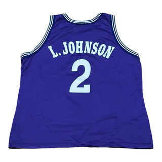 Charlotte Hornets Larry Johnson Jersey sz 48/XL