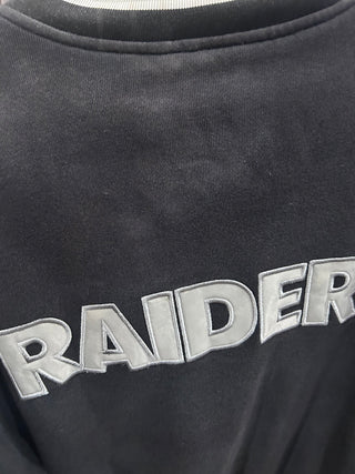 Los Angeles Raiders 3 Time Champions Sweater Jacket Sz M