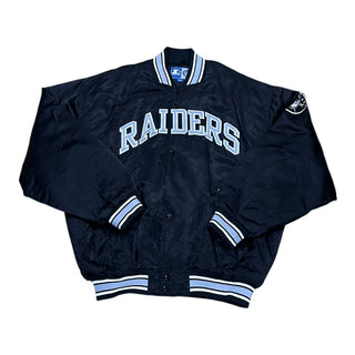 Oakland Raiders Satin Jacket Sz 2XL