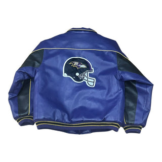 YOUTH Baltimore Ravens Leather Jacket Sz L