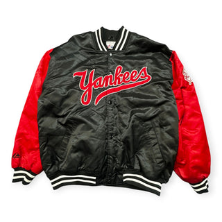 Yankees Script Black/Red Jacket size XL