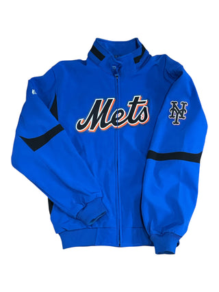 New York Mets Blue Dugout Jackt sz L