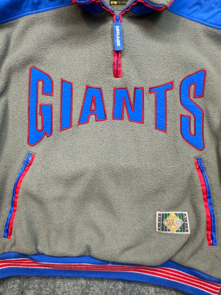 90s NY Giants Half Zip Fleece size Large