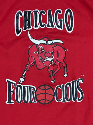 Chicago Bulls “FOUROCIOUS” TShirt sz L (viv)
