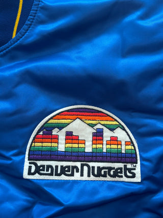 Denver Nuggets Satin Jacket Sz L (M)