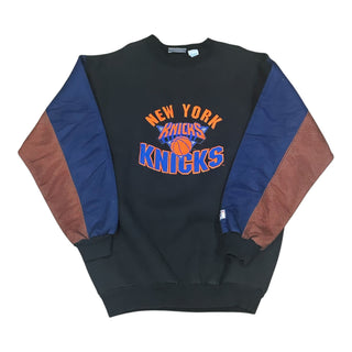 90s Knicks Embroidered Mesh Crewneck size Large