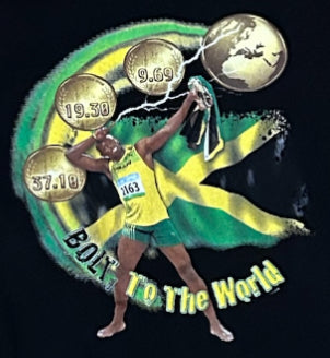 Bolt to the Wolrd Tshirt sz XXL