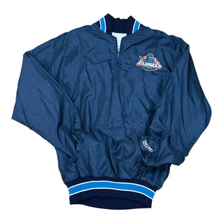 New York Islanders 1/4 zip windbreaker Jackwt sz L