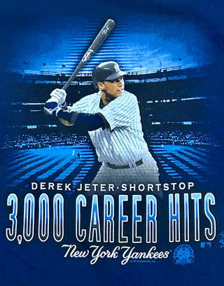 New York Yankees Derek Jeter 3000 hits Tshirt Sz XL