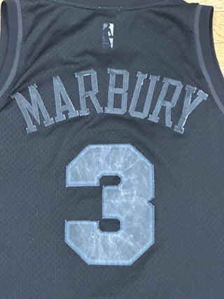 Knicks Marbury Swingman Blackout Jersey size XL
