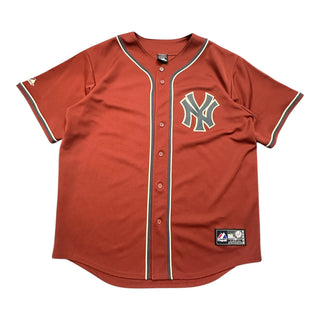 Brown Yankees Blank Jersey size 2X