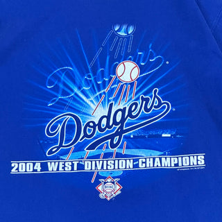 2004 NL West Champions Los Angeles Dodgers Tshirt Sz L