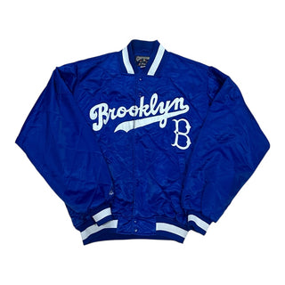 Brooklyn Dodgers Quilted Bomber Jacket Sz M