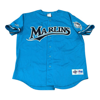 Florida Marlins Blank Authentic Jersey sz XL